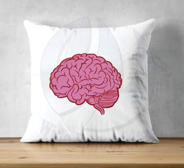 anatomically full brain machine embroidery design from widoembroidery.com