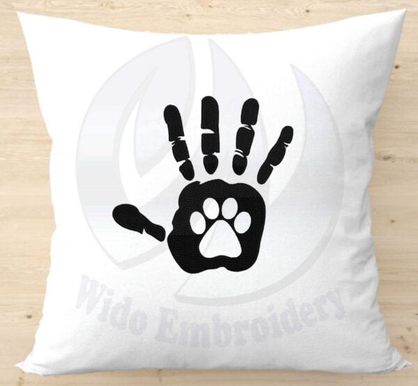 hand paw machine embroidery design from wido embroidery