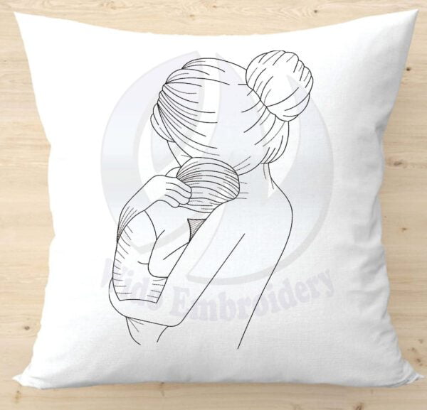 mother and baby embroidery design Mom – Epitome of love & sacrifice from widoembroidery.com