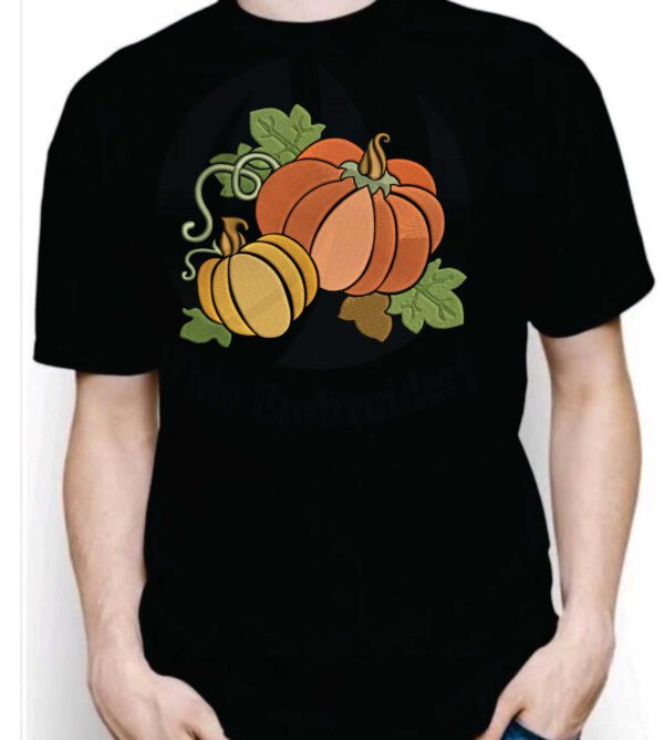 pumpkins embroidery design from widoembroidery.com