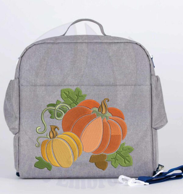 pumpkins embroidery design from widoembroidery.com