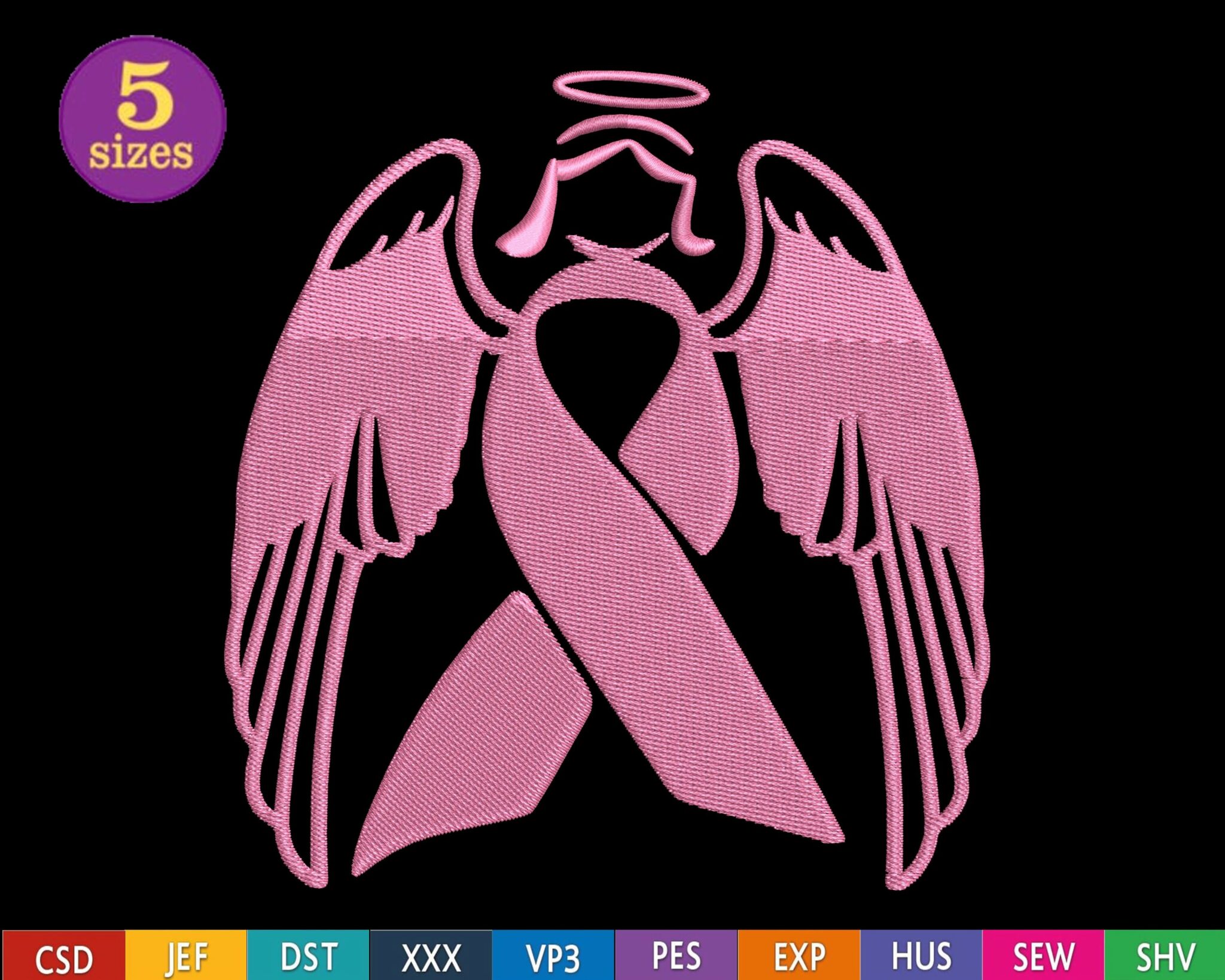 top 5 cancer breast embroidery from widoembroidery.com