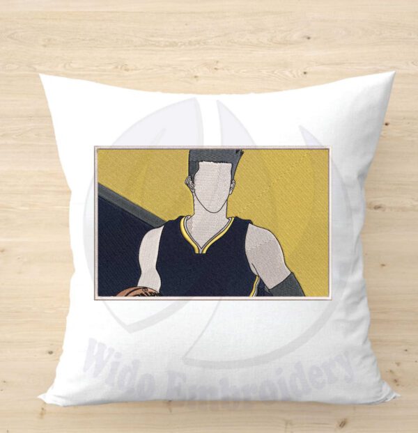 NBA PLAYER border embroidery design from widoembroidery.com