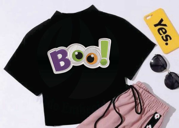 boo embroidery design from widoembroidery.com