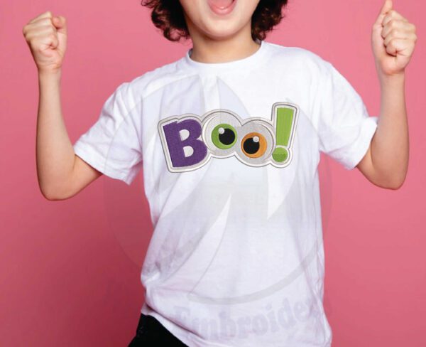 boo embroidery design from widoembroidery.com