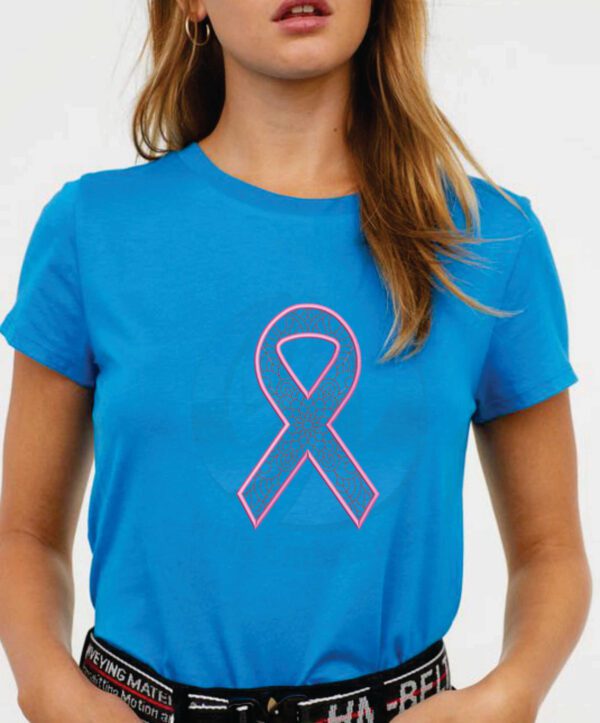 cancer ribbon run embroidery design from widoembroidery.com