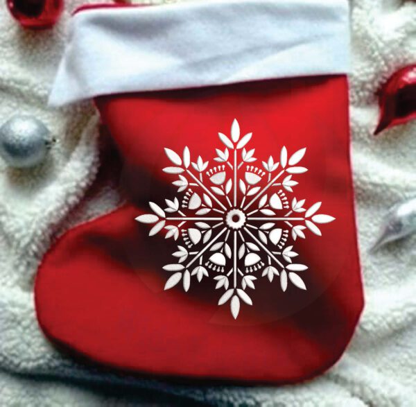 Snowflake embroidery design from widoembroidery.com