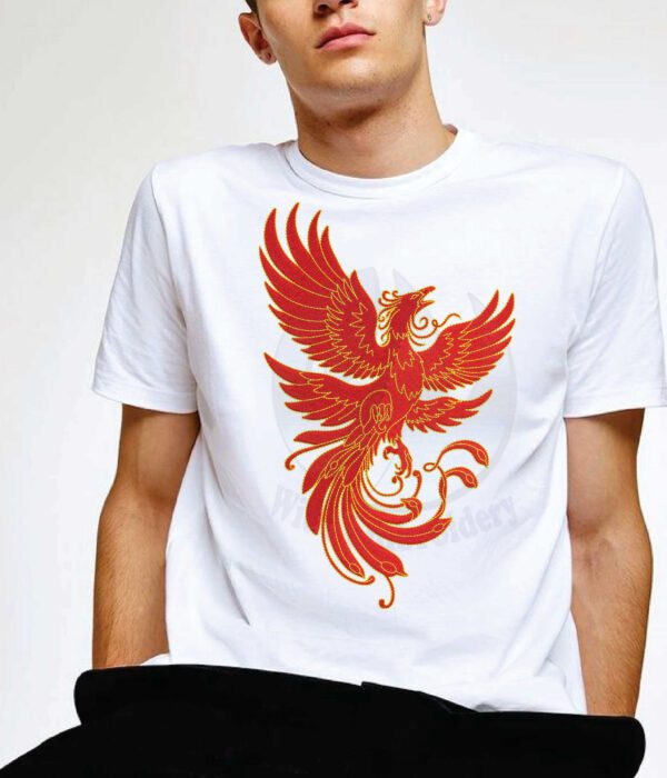 Phoenix embroidery Design - Image 6