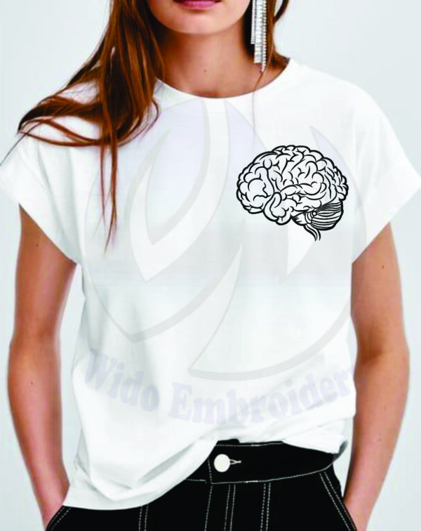 anatomically brain embroidery design from widoembroidery.com