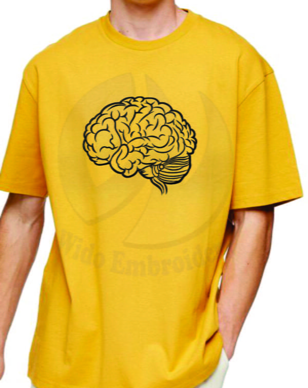 anatomically brain embroidery design from widoembroidery.com