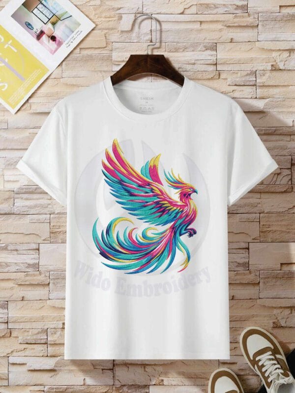 phoenix embroidery design from widoembroidery.com
