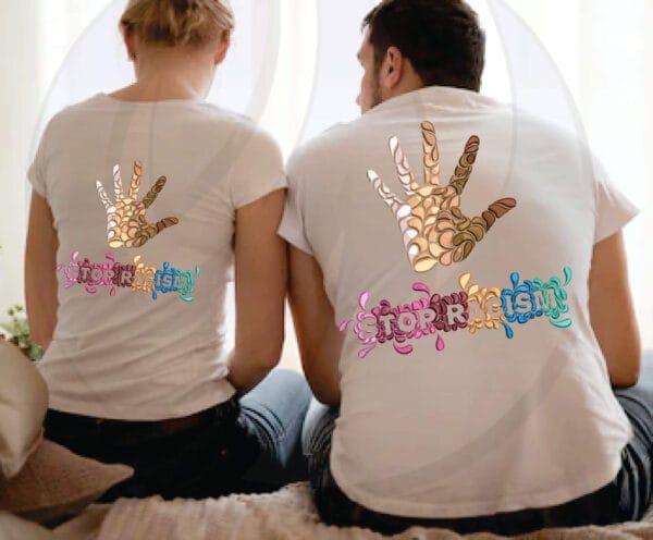 stop racism embroidery design from widoembroidery.com