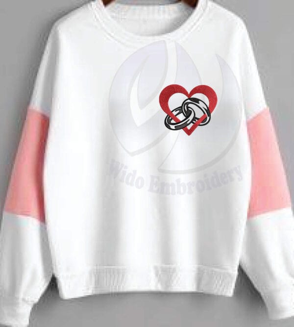wedding ring machine embroidery design from widoembroidery.com