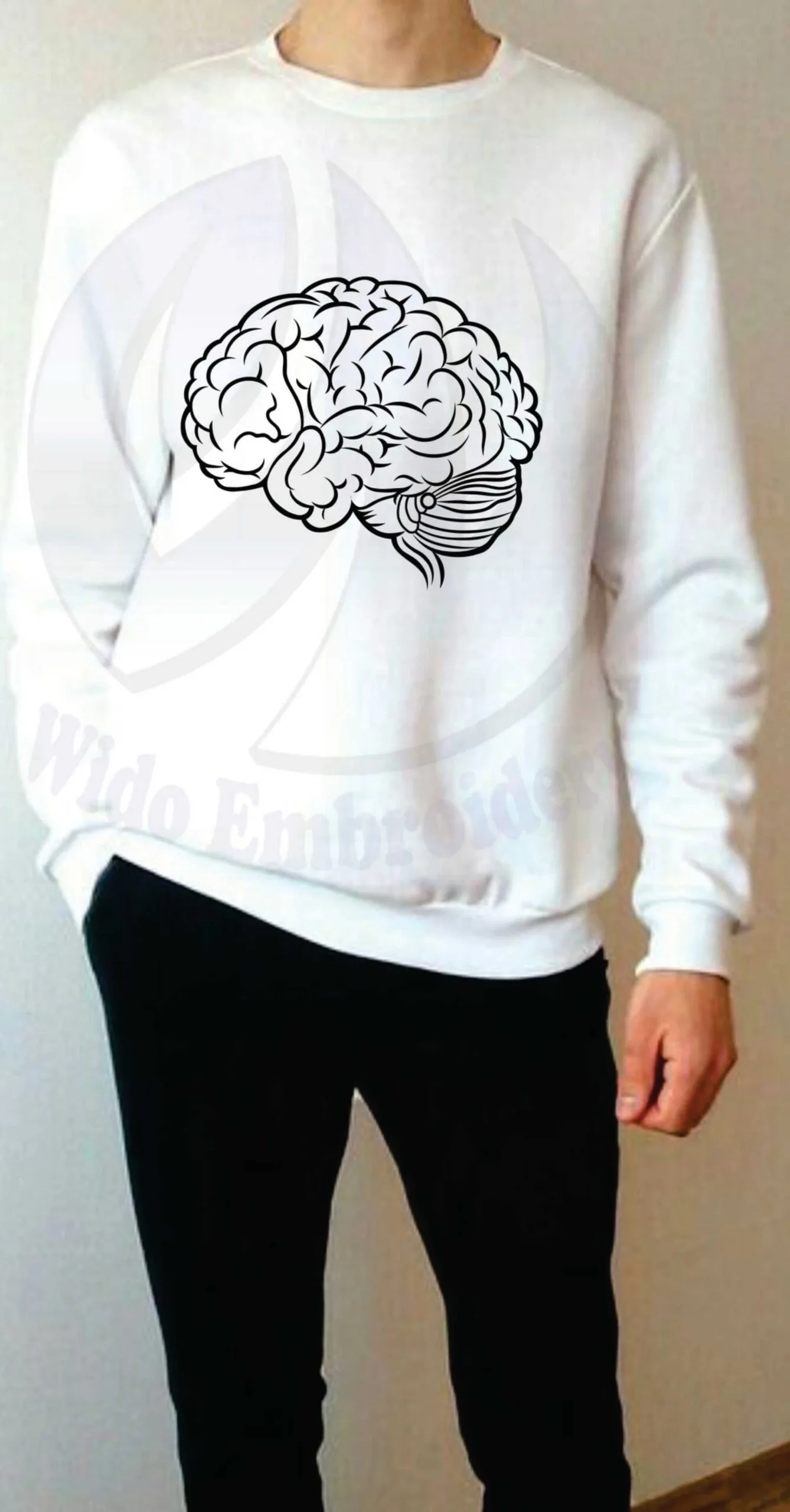Anatomical Brain svg Designs from widoembroidery.com