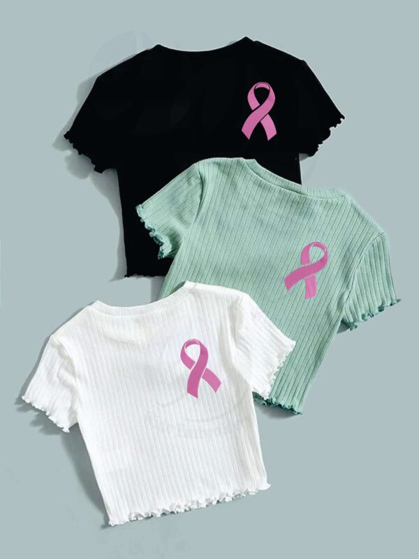 breast cancer simple embroidery design from widoembroidery.com
