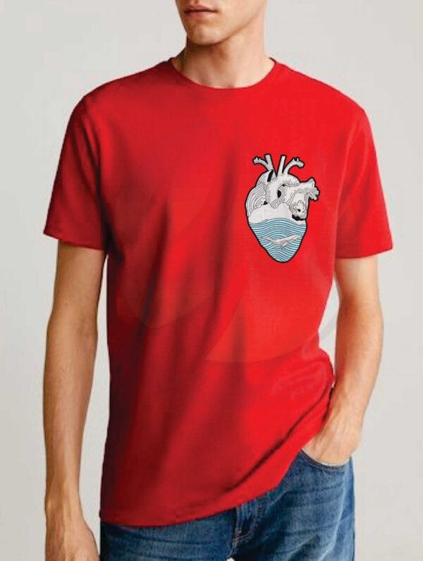 heart anatomy dolphin embroidery design from widoembroidery.com