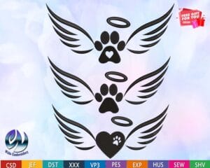 Paw Embroidery Design
