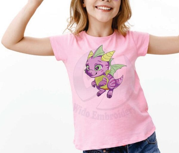 baby dragon fly embroidery design from widoembroidery