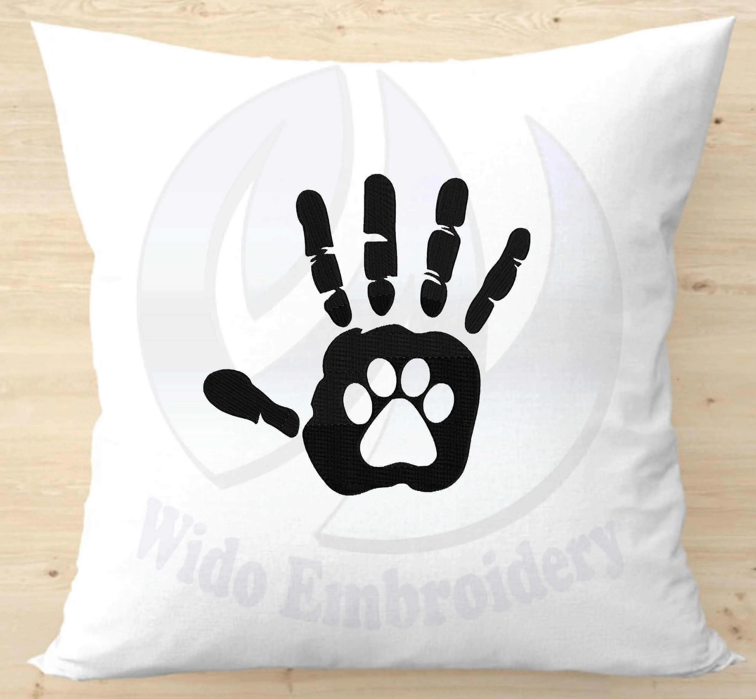 hand paw machine embroidery design from widoembroidery