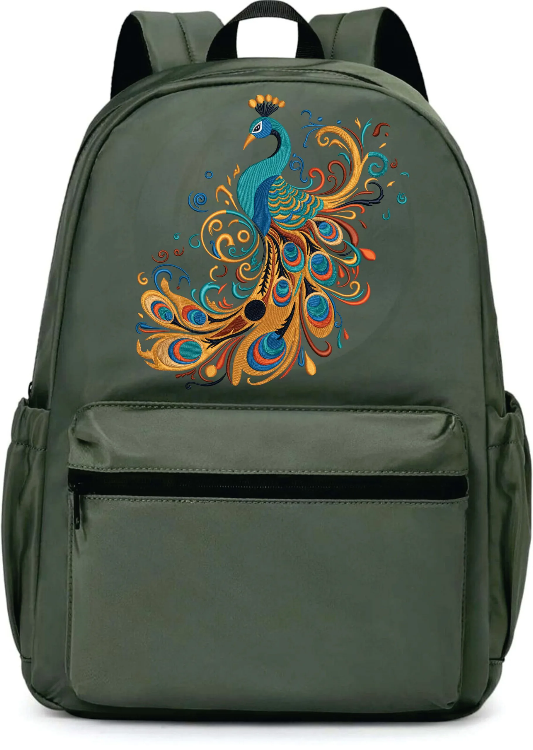 peacock embroidery design from widoembroidery.com (