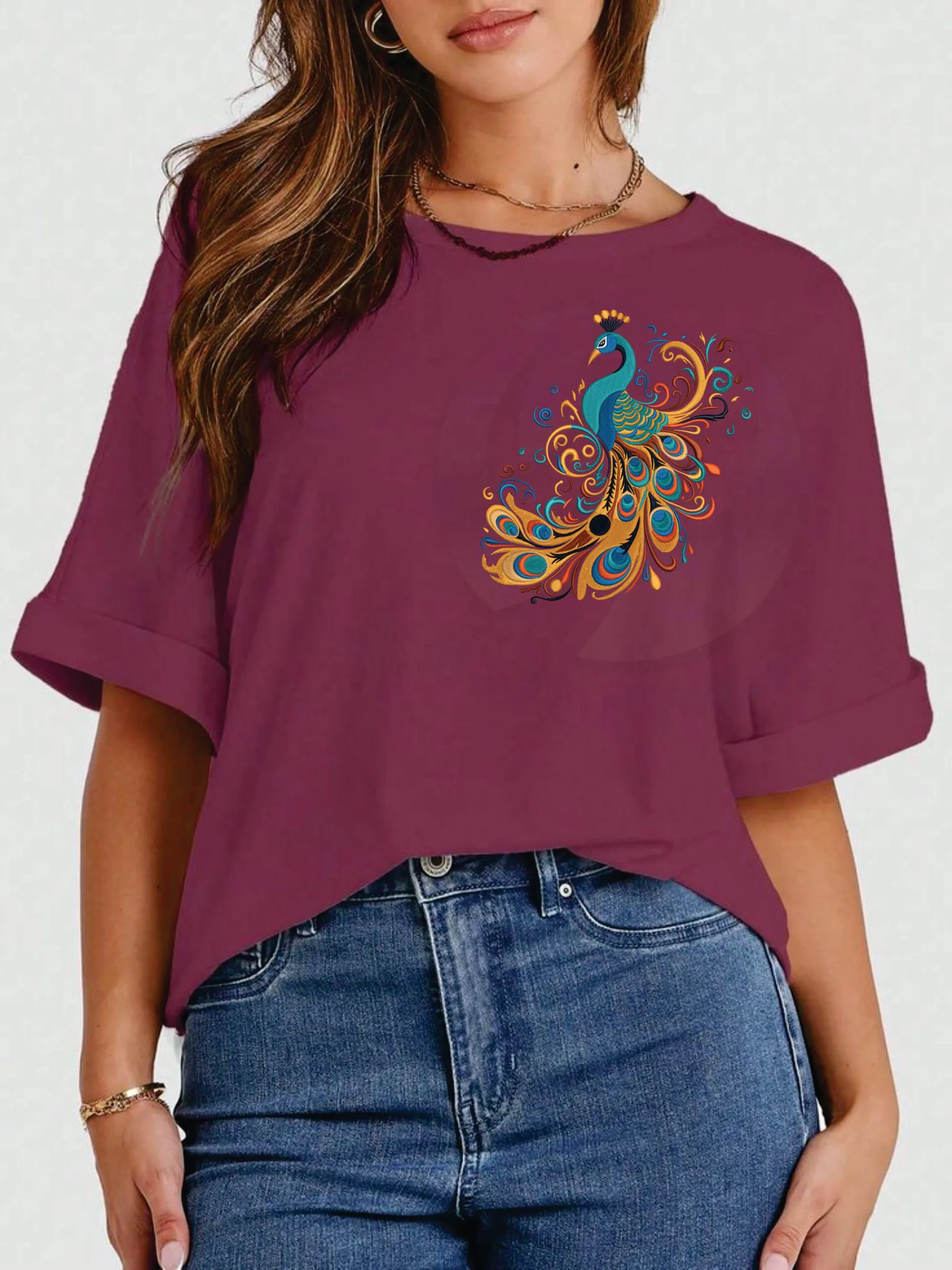 peacock embroidery design from widoembroidery.com (