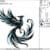 phoenix black embroidery design from widoembroidery.com