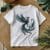 phoenix black embroidery design from widoembroidery.com