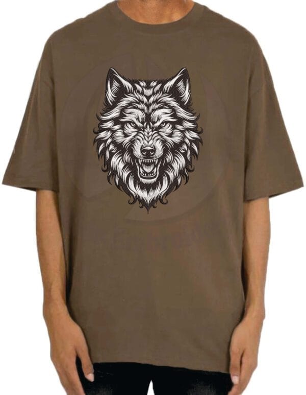 wolf face embrodiery design from widoembroidery.com