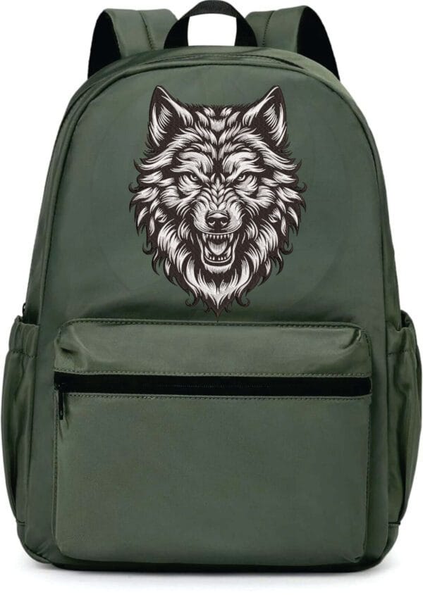 wolf face embrodiery design from widoembroidery.com