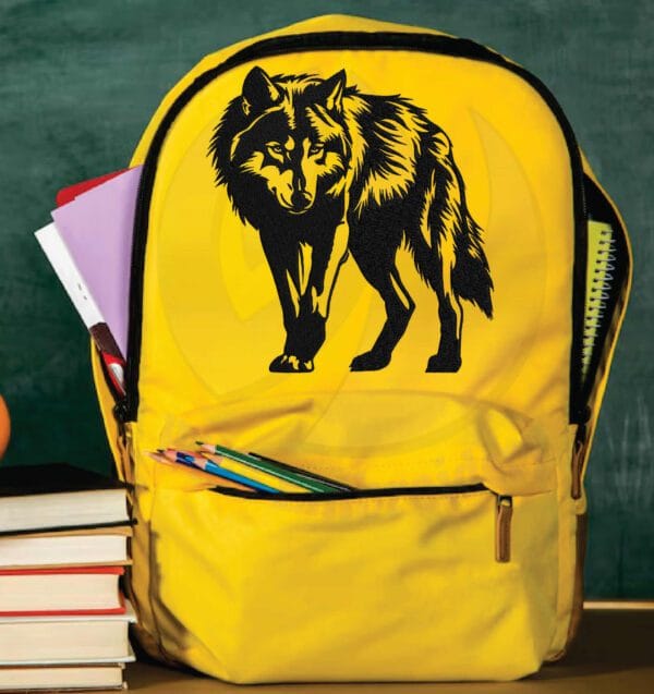 wolf machine embroidery design from widoembroidery.com
