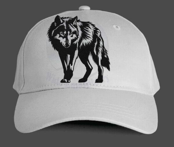wolf machine embroidery design from widoembroidery.com