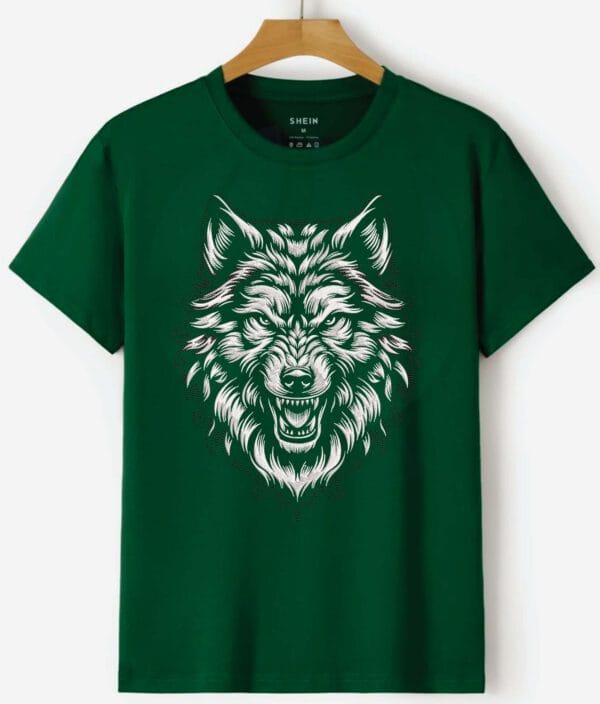 wolf white border embroidery design from widoembroidery.com