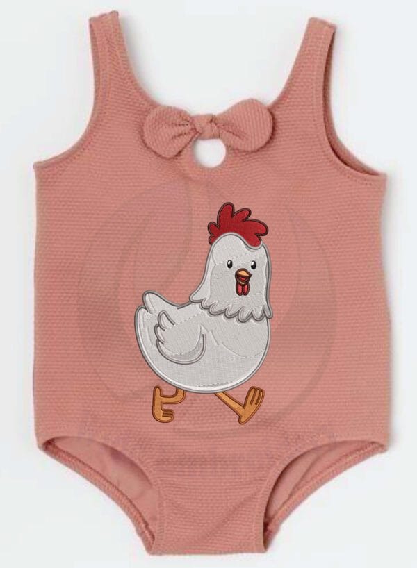 Chicken embroidery design from widoembroidery.com
