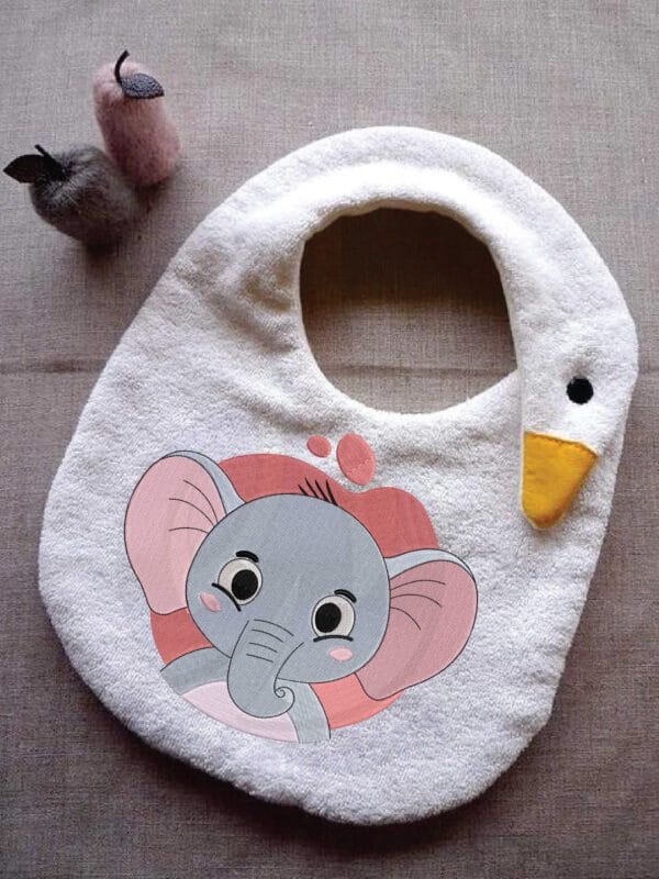 Elephant embroidery design from widoembroidery.com