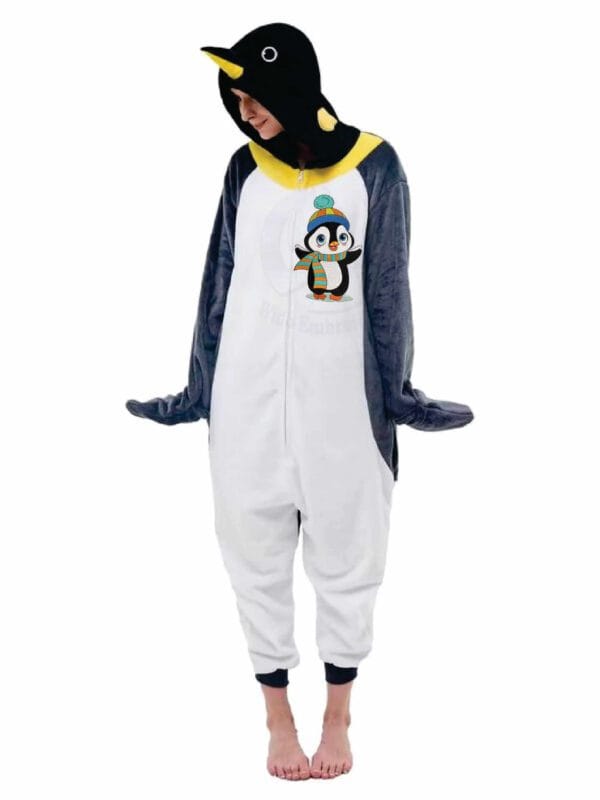 Penguin machine embroidery design from widoembroidery.com