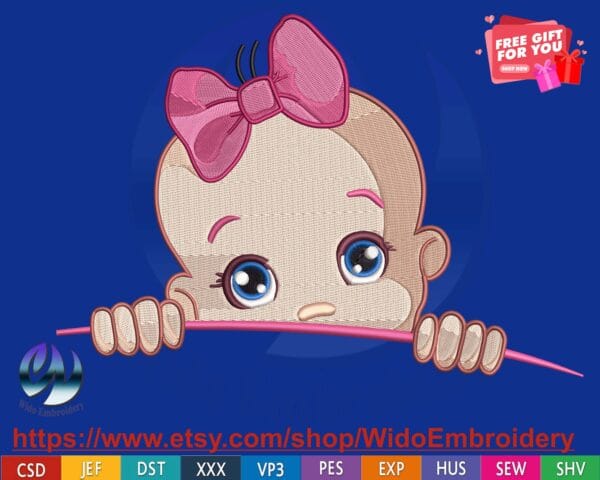 Baby Embroidery Design