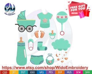 Baby Embroidery Design