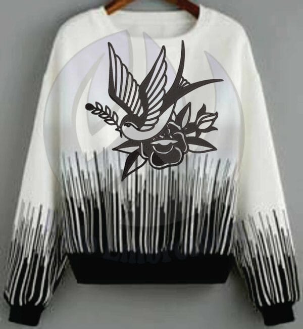 bird embroidery design from widoembroidery.com