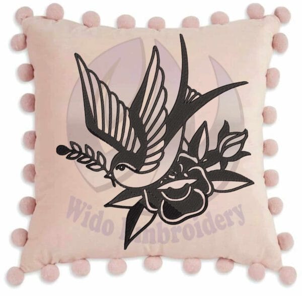 bird embroidery design from widoembroidery.com