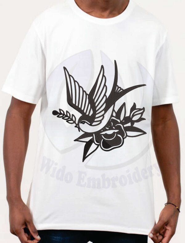 bird embroidery design from widoembroidery.com