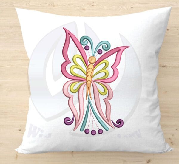 butterfly machine embroidery design from widoembroidery.com