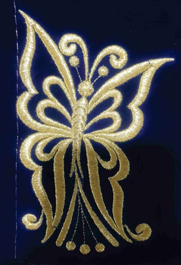 butterfly machine embroidery design from widoembroidery.com
