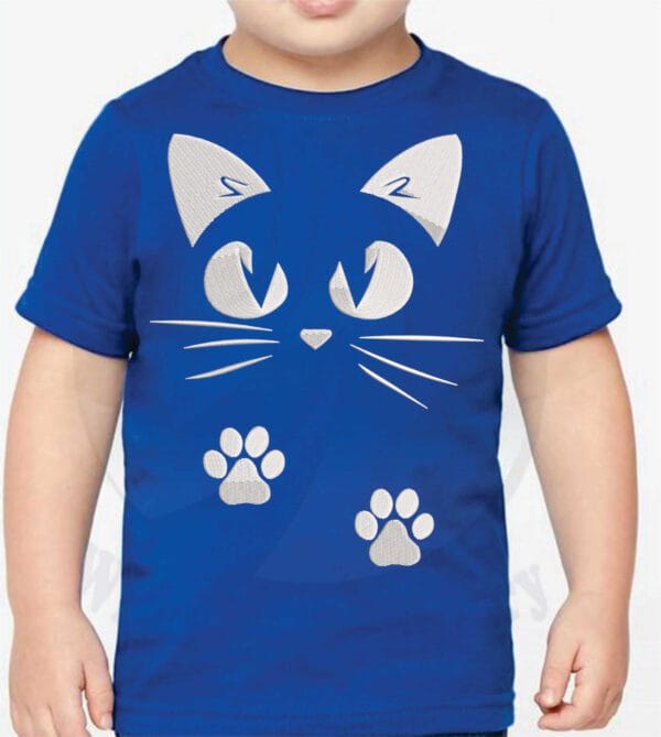 cat machine embroidery design from widoembroidery.com
