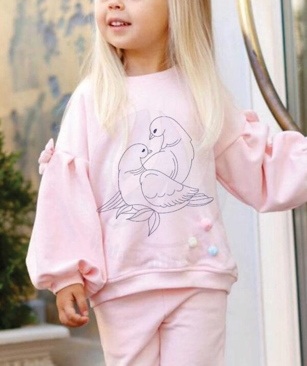 pigeons Embroidery Design - Image 7
