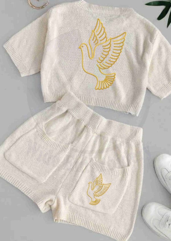 dove machine embroidery design applique from wido embroidery