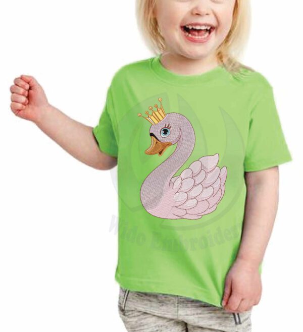 duck embroidery design from widoembroidery.com