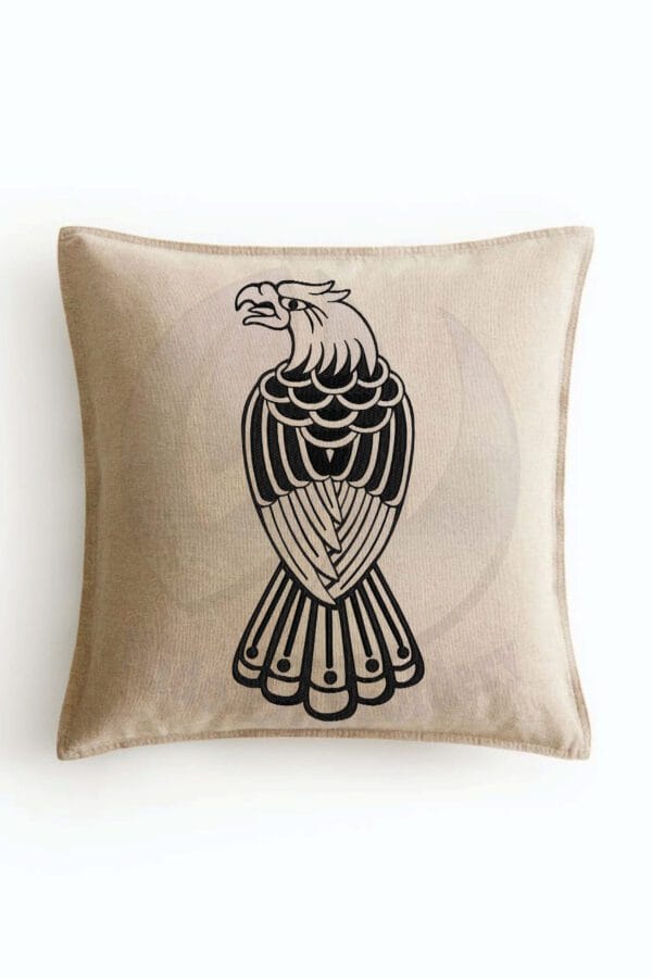 eagle black embroidery design from widoembroidery.com