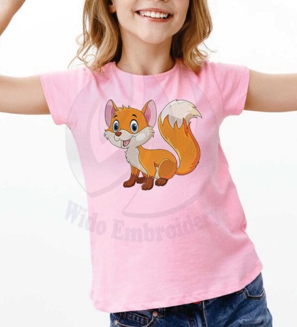 fox 2 embroidery design from widoembroidery.com