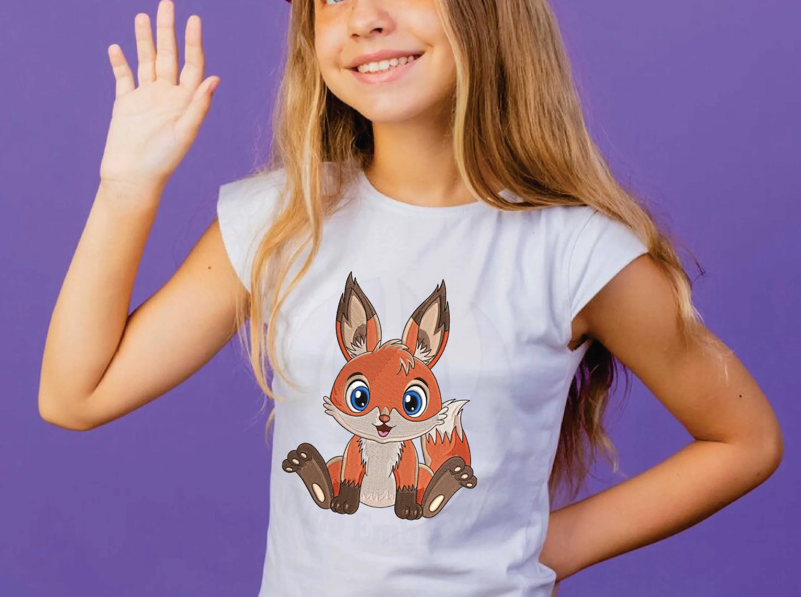 fox machine embroidery design from widoebroidery.com
