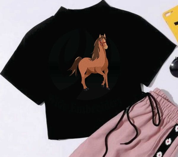 horse machibne embroidery design from widoembroidery.com